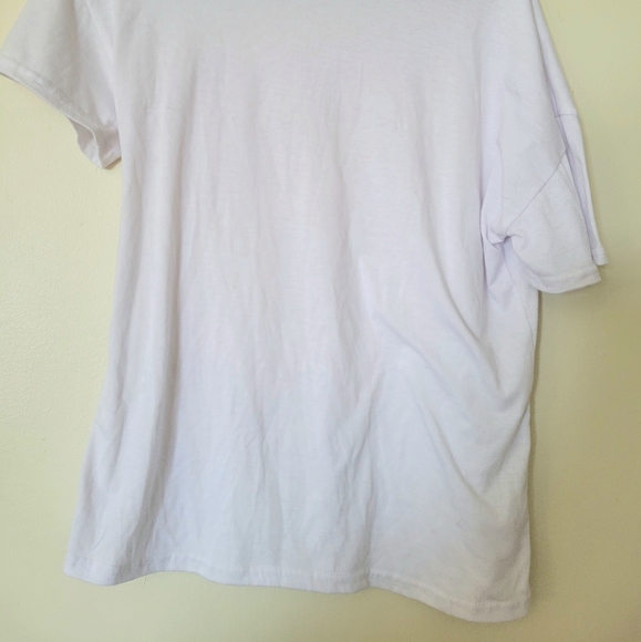 White asymmetrical t-shirt - Picture 3 of 3